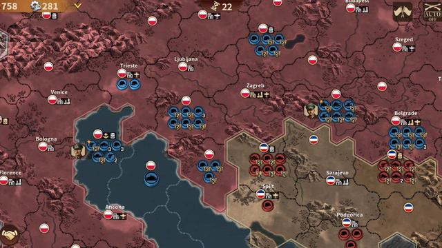 Glory of Generals 3. Army group mode. Poland against all Europe. 35000 points смотреть онлайн