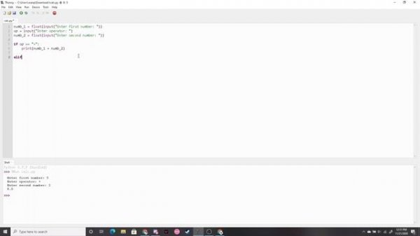 Calculator in Python: Python #8