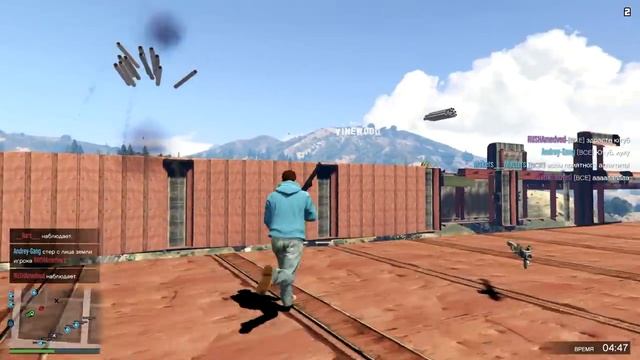 РАКЕТЫ ПРОТИВ ЛЮДЕЙ! (GTA 5 ONLINE) смотреть онлайн