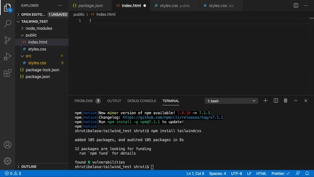 Install and Setup Tailwind 2.0 for small projects without PostCSS смотреть онлайн