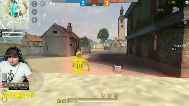 AZAMM,THRASHER ПРОТИВ PROFIDS,GAMER X/КТО ЖЕ ПОБЕДИЛ?/FREE FIRE смотреть онлайн