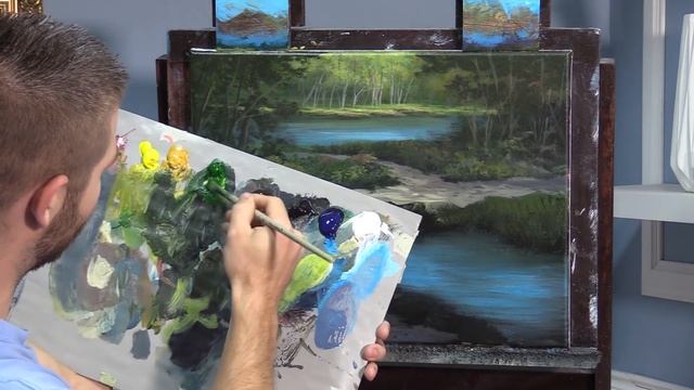 Lakeside Garden | Paint with Kevin ® смотреть онлайн