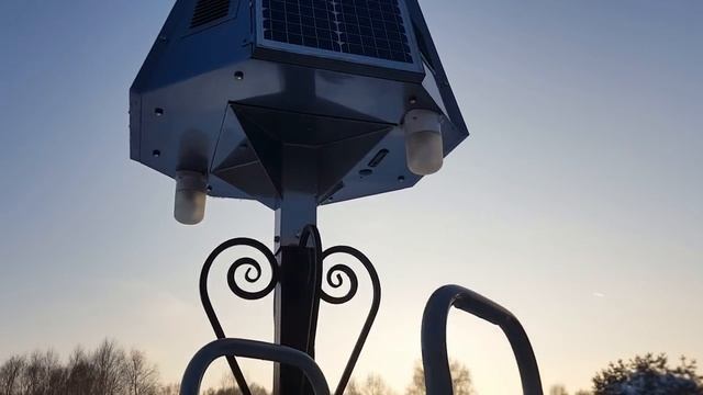Солнечные батареи и Светильник зимой: обзор и обслуживание. смотреть онлайн