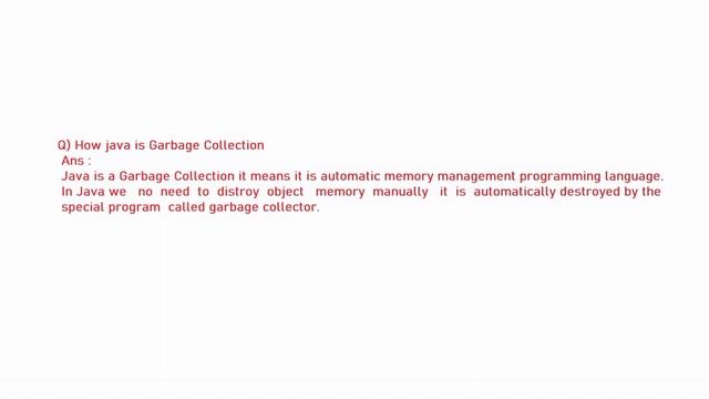 How java is Garbage collector | Java Features | Java | Siddharth Lecture смотреть онлайн