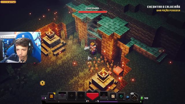 MINECRAFT DUNGEONS - COMEÇO DE JOGO - COM JN E LET #1 - BKINHO RP CLIP'S смотреть онлайн