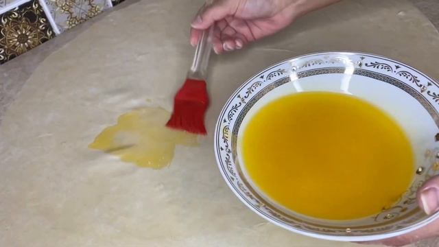 Каттама.Каттама с зеленым луком. Слоеные лепешки.Самый легкий и простой рецепт.Катлама