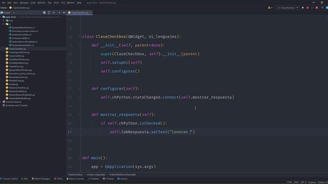 Selección variable con QCheckBox | Interfaces gráficas con PyQt5 смотреть онлайн