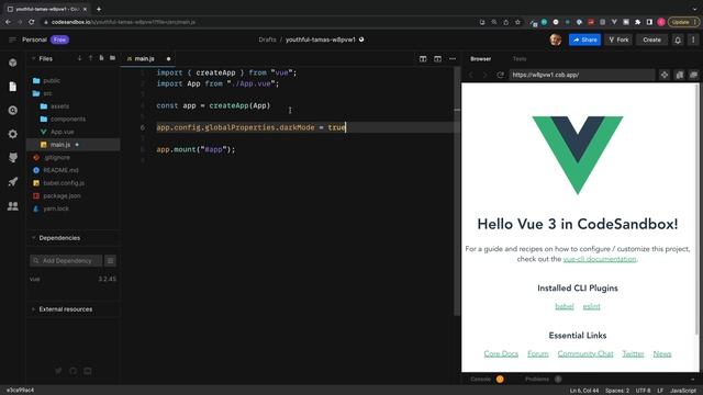 Vue 3 Global Properties смотреть онлайн
