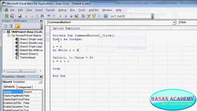 Excel VBA Bangla Tutorial 32 : Do While Loop in Excel using VBA Macro bangla Tutorial смотреть онлайн