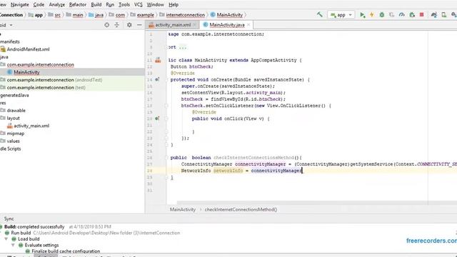 Check Internet Connection in Android смотреть онлайн