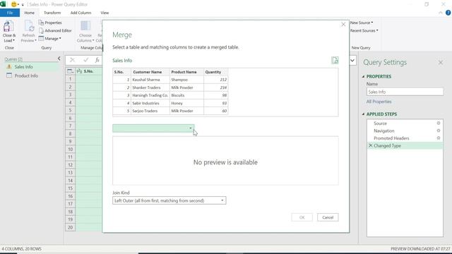 Merge Queries from Same Excel File | No VLOOKUP | Power Query Tutotrial by Jitendra Kumar смотреть онлайн