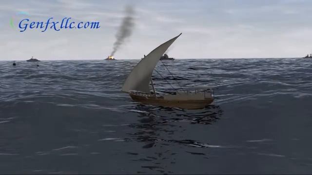 OpenGL-4 Hardware Tessellation with CUDA based fft ocean waves смотреть онлайн