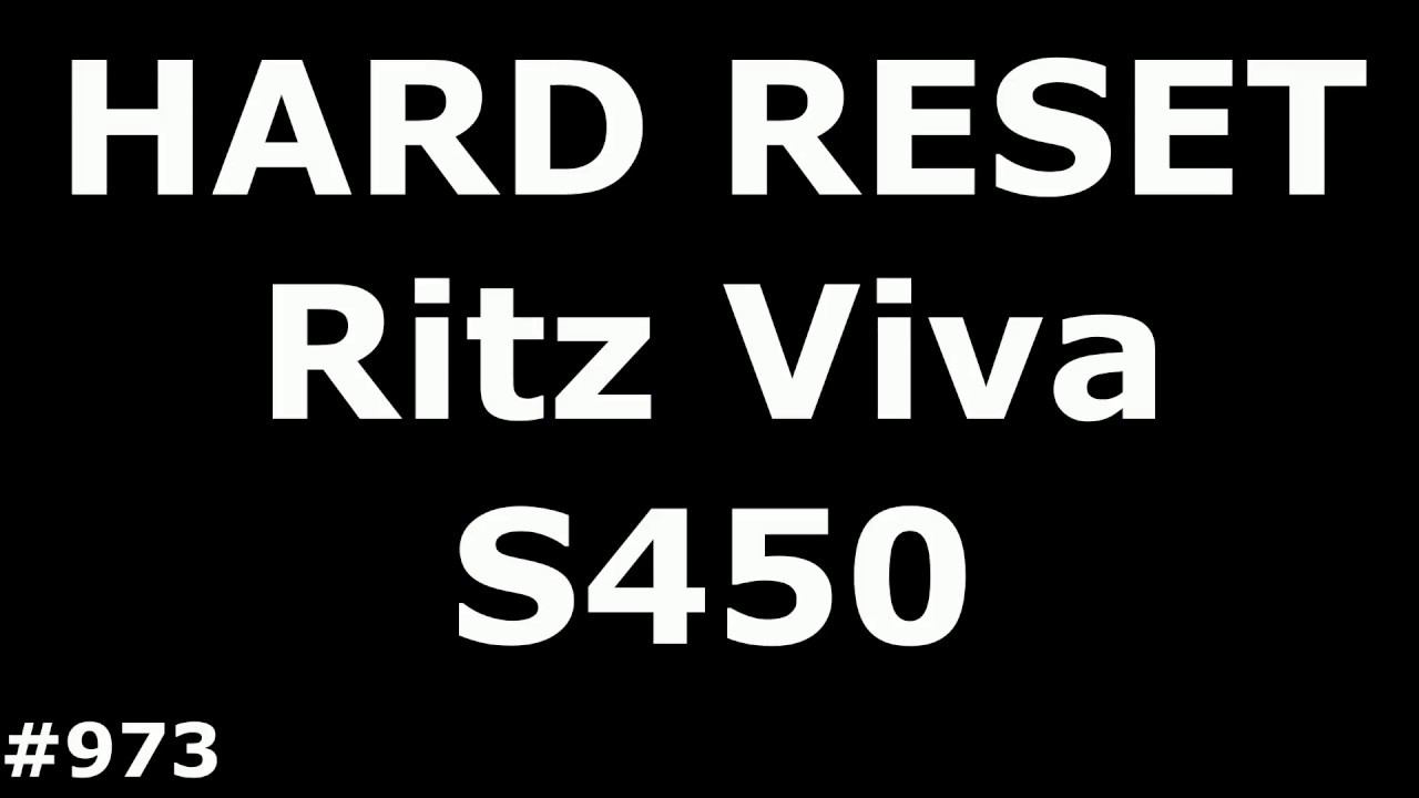 Сброс настроек Ritz Viva S450 (Hard Reset Ritz Viva S450)