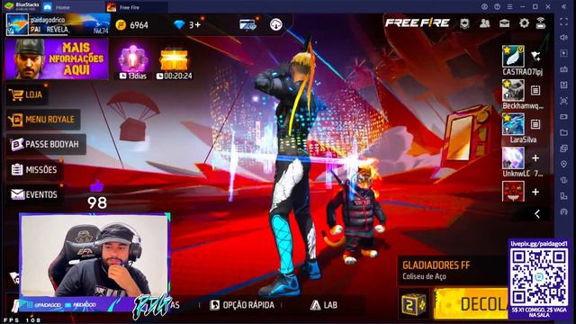 🔥REVELANDO JOGADOS🔥FREE FIRE AO VIVO🔥 4X4 COM INSCRITOS 🔥X1 DOS CRIA PREMIADO🔥CHEGOU SEU DIA🔥 смотреть онлайн