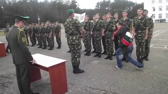 Присяга у пограничников. В/ч 2044, г. Сморгонь Гродненская область смотреть онлайн