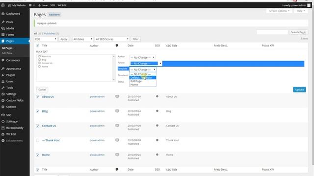 WordPress - Bulk Actions in Pages or Posts смотреть онлайн