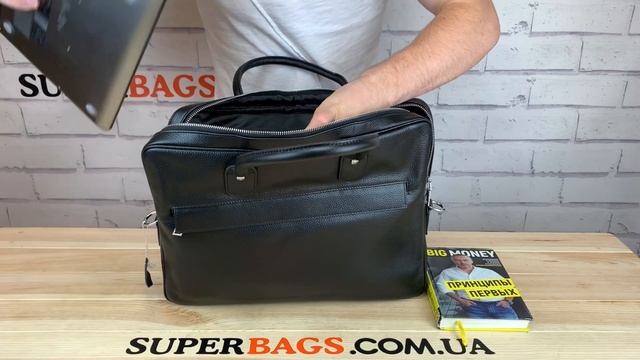 Видеообзор на мужской кожаный портфель SuperBags смотреть онлайн