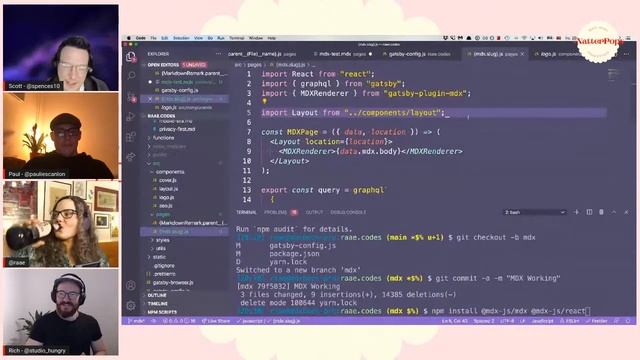 NatterMob - Implement MDX / gatsby-plugin-mdx and File System Route API смотреть онлайн