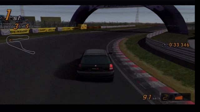 Gran Turismo 4 Prologue Arcade Races - Honda Civic Type R Gameplay смотреть онлайн