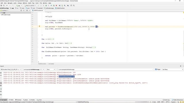 Kotlin Beginner | Kotlin | Training | Learn Kotlin By Making App | Kotlin Default Argument смотреть онлайн