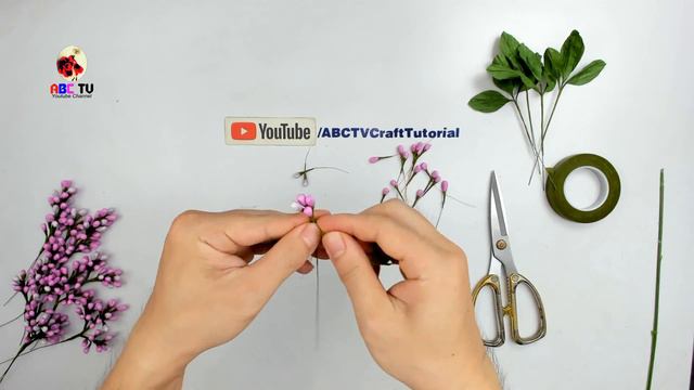 ABC TV | How To Make Easy Lilac Paper Flower - Craft Tutorial смотреть онлайн