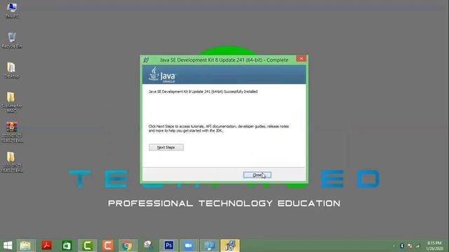 Techpro Education / JDK 8 for Windows 8 with JAVA HOME смотреть онлайн