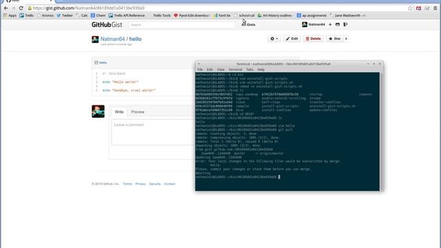 Managing Scripts through GitHub Gist: Part 2 смотреть онлайн
