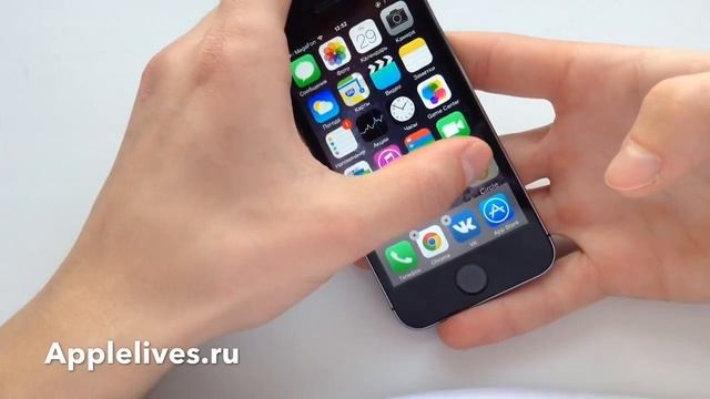 Как перемещать иконки на iPhone iOS Как создавать папки смотреть онлайн