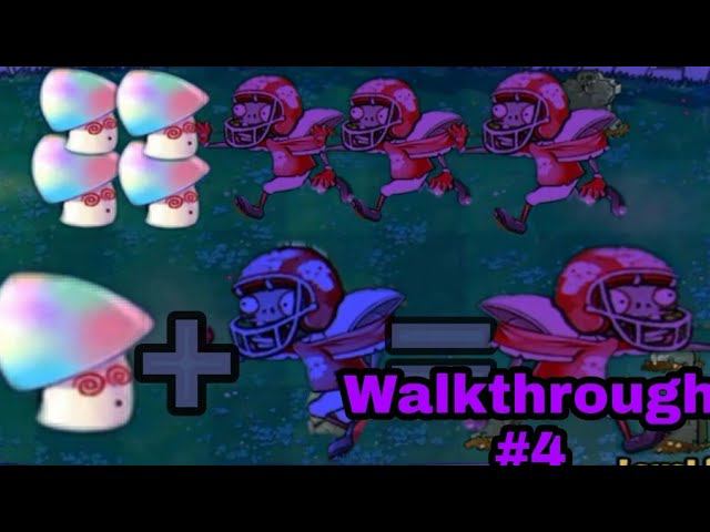 Plants Vs Zombies. Hacked Walkthrough {#4} Гипнотизируем зомби-футболиста.