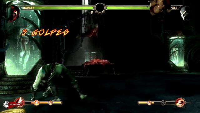 Mortal Kombat 9 - Skarlet Gameplay [720p60]