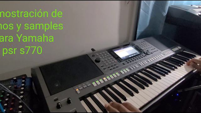 demostración de ritmos y samples para Yamaha psr s770 смотреть онлайн