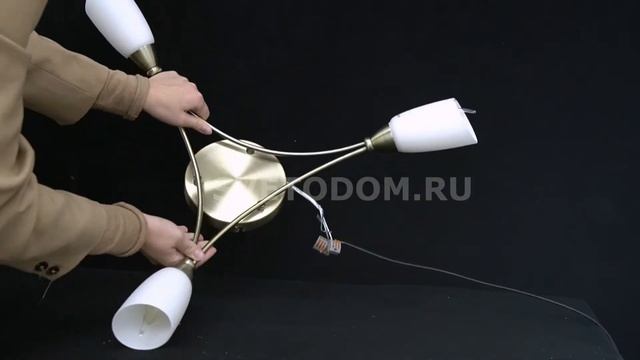 Светильник подвесной Marcia TL1175H-01BK Toplight смотреть онлайн