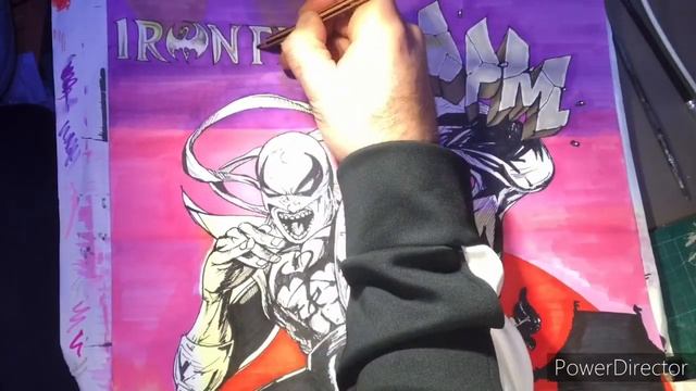 GRAFFITI - Blackbook Full Colour Letters and Character Timelapse (Iron Fist Marvel) ? смотреть онлайн
