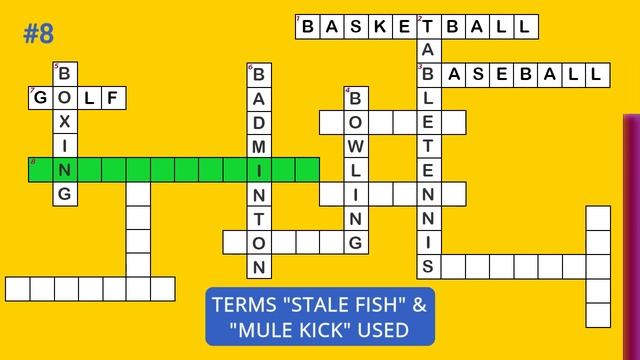 Crossword | Sports Crosswords | Sports Lovers Game | Find Out Why Everyone Loves These! смотреть онлайн