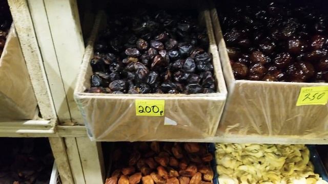 Сочи. Рынок Вертодром. Магазин специй, сухофруктов и орехов. смотреть онлайн