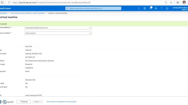 Azure - BigData Hadoop Setting up free hadoop sandbox on azure cloud смотреть онлайн