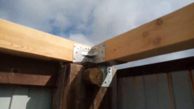 Каркас беседки из бруса 100 на 100! смотреть онлайн