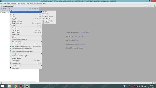 Pycharm Installation and Configuration - Python 3.6 Programming Tutorial In Hindi#2 смотреть онлайн