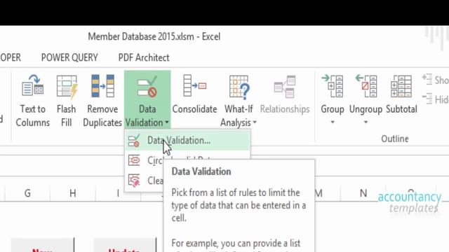 Excel Data Validation смотреть онлайн
