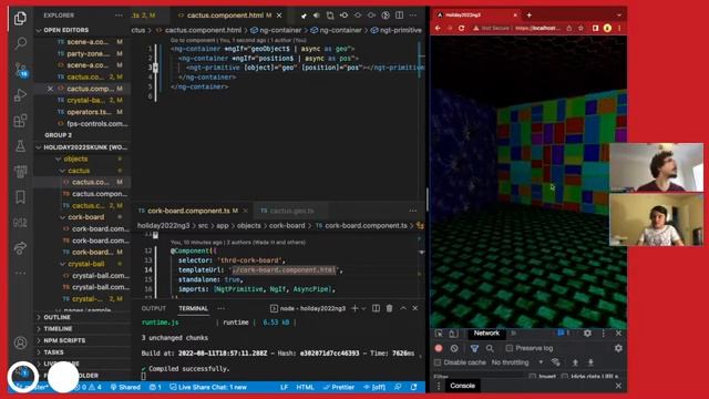 Live Coding Stream - 3D Holiday Party App Part 1 (8/11/2022) смотреть онлайн