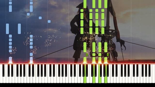 Pirates Of The Caribbean - He's A Pirate Piano Cover + [MIDI]
