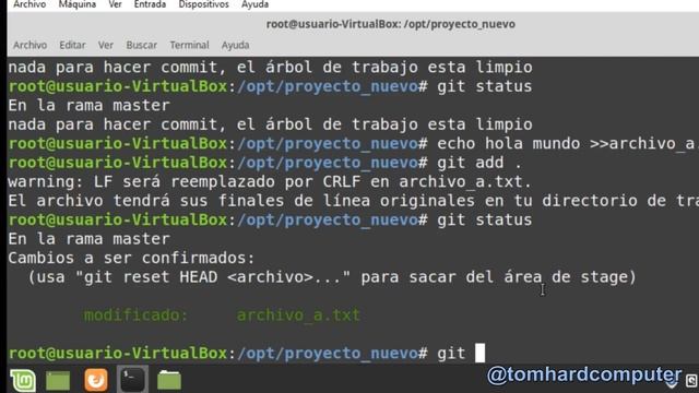 Primeros Pasos Con Git En Ubuntu смотреть онлайн