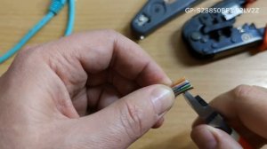 Коннектор RJ45 STP категории 6А, со вставкой (GP-S28850BE3.92LV2Z)