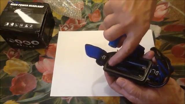 Фонарик налобный, с Китая. смотреть онлайн