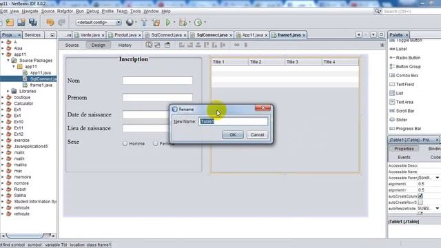 java - How to insert in mysql with netbeans смотреть онлайн