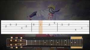 Naruto Shippuden OP 3 - Blue Bird - Guitar tutorial (TAB)