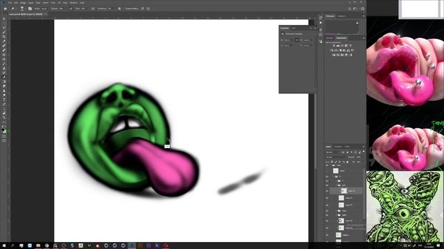 Making of - An airbrush version of OUCH! ????(Adobe Photoshop, Wacom Intuos) смотреть онлайн