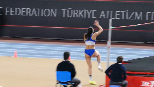 TATİANA GKOUSIN (GRE) 183 cm High Jump Women 5. Place 27th Balkan Indoor Championships Istanbul 202 смотреть онлайн