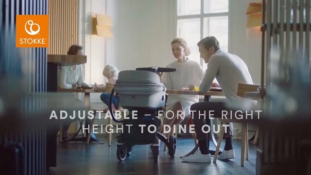 Mit dem Stokke Xplory V6 Kinderwagen auf Tischhöhe смотреть онлайн