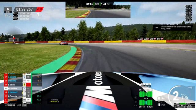 Assetto Corsa Competitizone | Бьем SA 80 #5 Spa | Настройка подвески смотреть онлайн